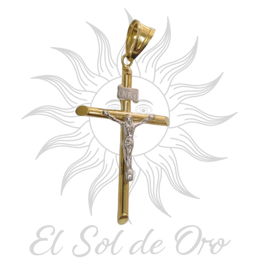 Dije de Cruz con Cristo