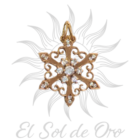 Dije de copo de nieve