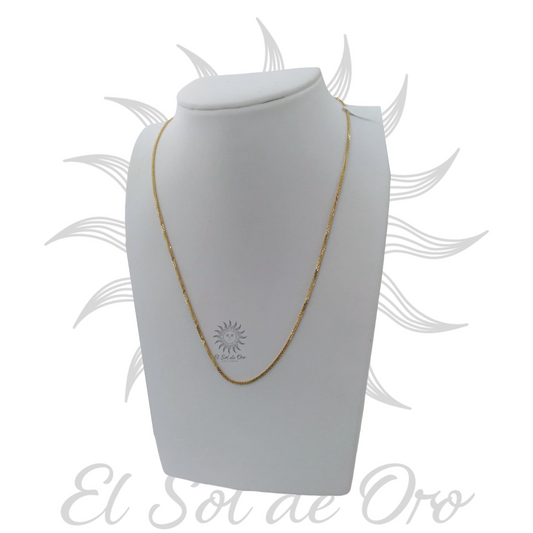 Gargantilla tejida de 14k