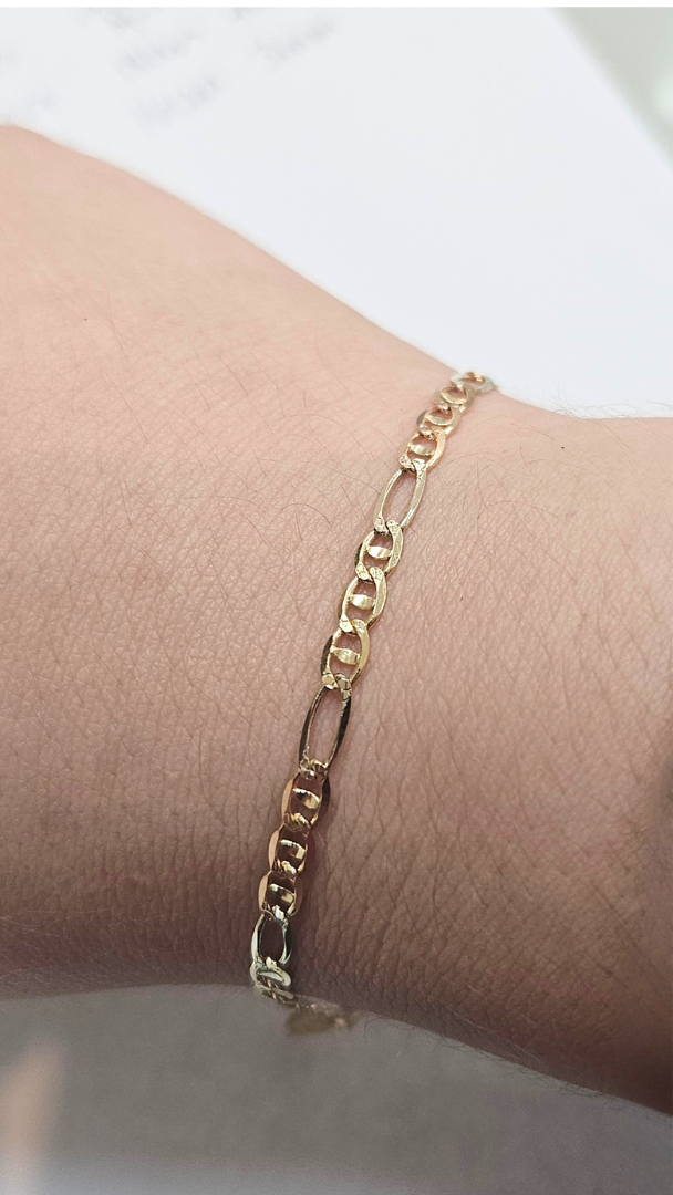Pulsera 3 en 1 de 3 oros