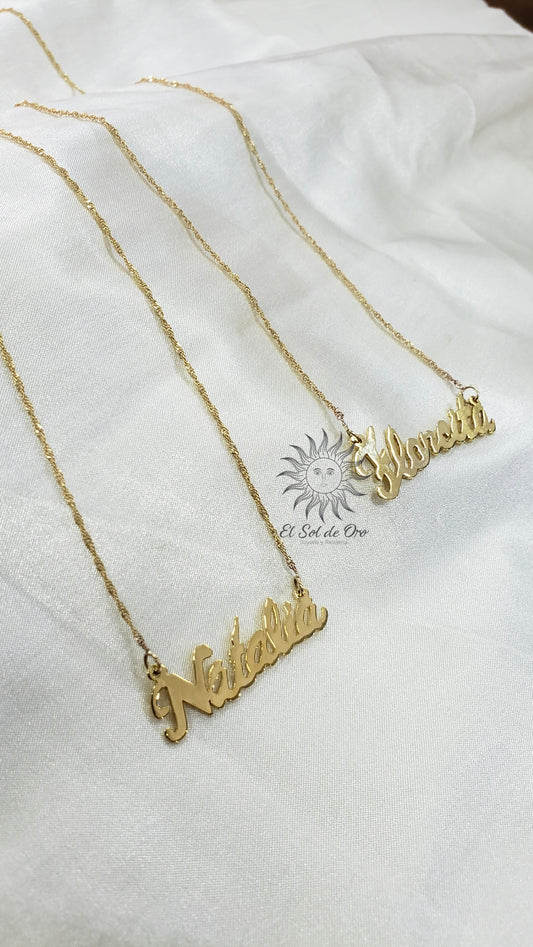 Cadena con nombre fijo