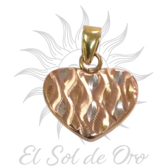 Dije de Corazón 2 tonos
