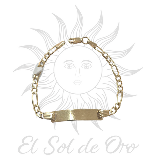 Esclava tejido 3 en 1 de 14kt